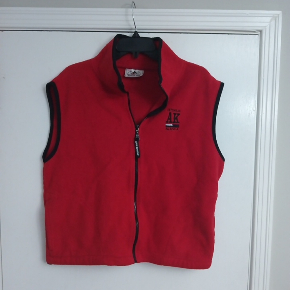 Red Black Mountain Ketchikan Alaska Vest